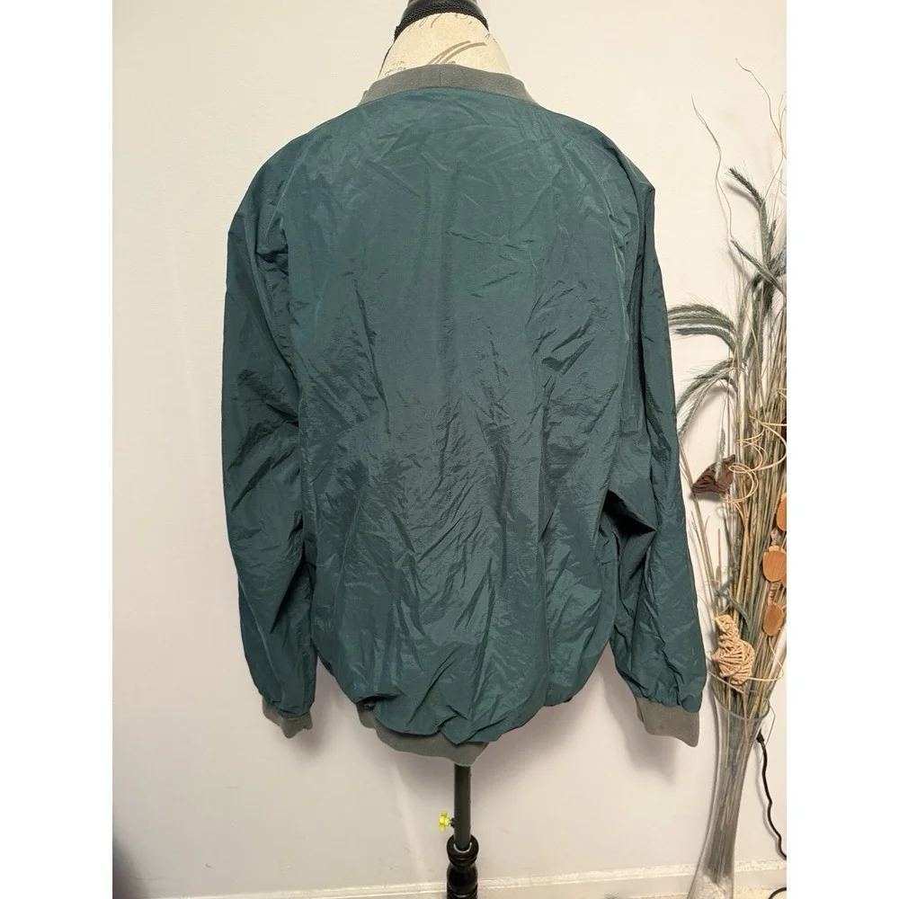 VINTAGE Polo Ralph Lauren‎ Jacket L Nylon Golf  Windbreaker Green Pullover